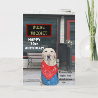 Carte Chien drôle personnalisable d'ancien