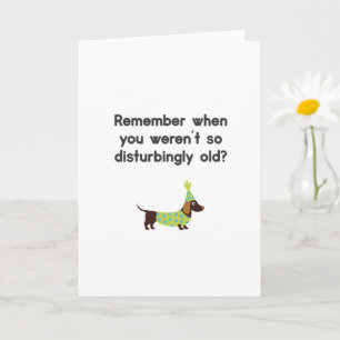 Carte Chien drôle, vous souvenez-vous quand vous n'étiez