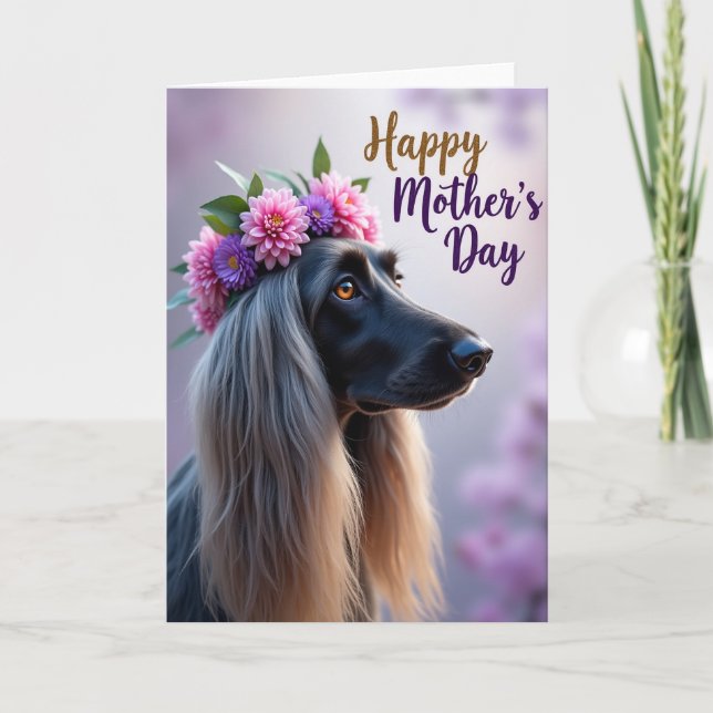 Carte Chien Flou Lavande (Devant)