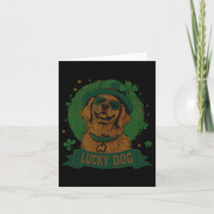 Carte Chien Golden Retriever - Saint-Patrick Saint Pad