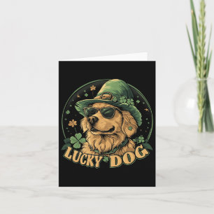 Carte Chien Golden Retriever - Saint Patrick Saint Pad