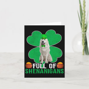 Carte Chien Irlandais Great Pyrenees Plein de Shenanigan