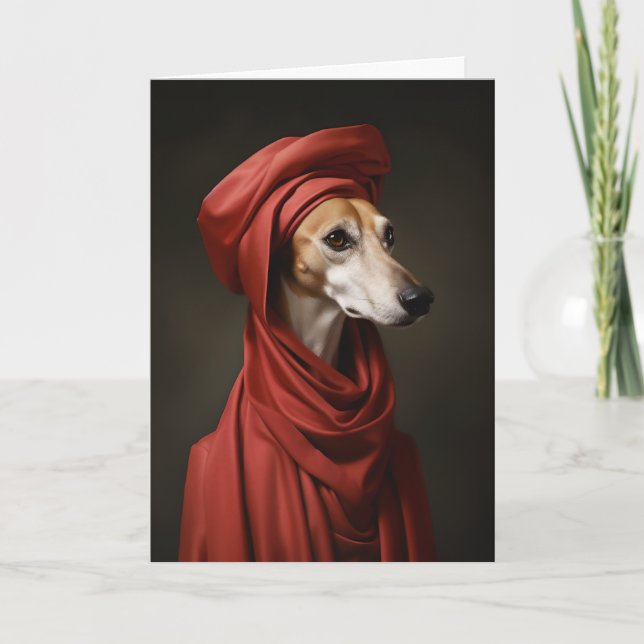 Carte Chien Lady Saluki (Devant)