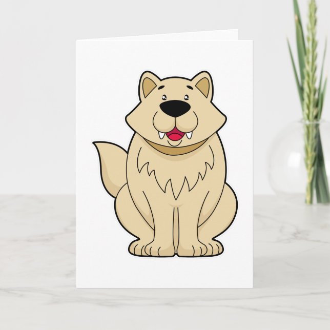 Carte Chien mignon (Devant)