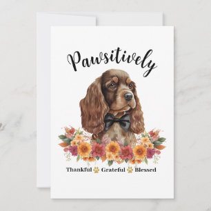 Carte Chien Mignon Absolument Reconnaissant Bienheureux