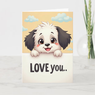 Carte Chien Mignon Je T'Aime