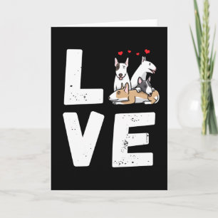 Carte Chien miniature Bull Terrier
