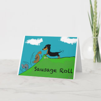 Carte Chien saucisse