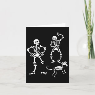 Carte Chien Skull Skeleton Courir Halloween Costume Part