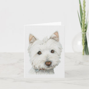 Carte Chien Westie