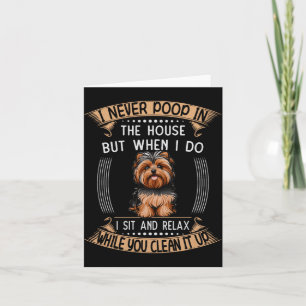 Carte Chien Yorkie O Trucs Papa Chien Prix Yorkieo Chiot