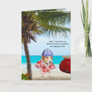 Carte Chiens Amusants, Fils Amoureux Amusants, Fête des 