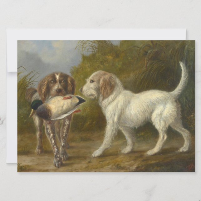 Carte Chiens de chasse (par Carlo Ademollo) (Devant)