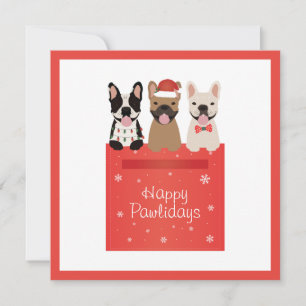 Carte Chiens de taureau français de Happy Pawlidays