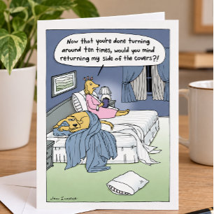 Carte Chiens Drôles Dessin Animé Couple Mariage Annivers