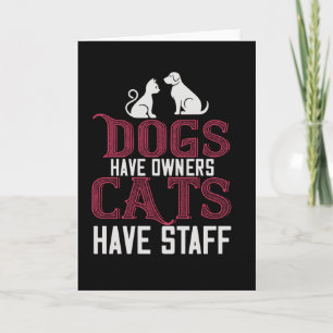Carte Chiens ont propriétaire Chats ont du personnel