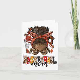 Carte Chignon Sale Game de Maman Jour de Match Léopard F