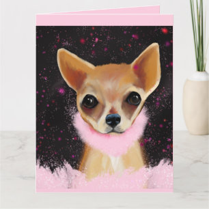 Carte Chihuahua Bling     