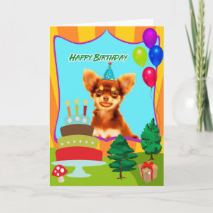 Carte Chihuahua Chien Anniversaire