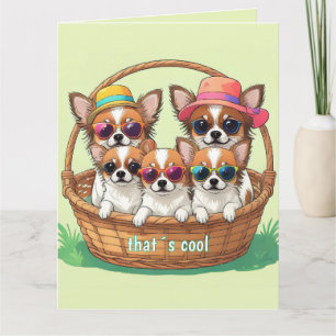 Carte Chihuahua chiots cool