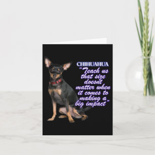 Carte Chihuahua Nous Apprend Que La Taille Des Doents Qu