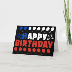 Carte Chili Drapeau patriotique Anniversaire