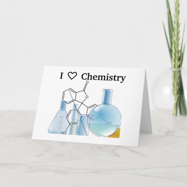Carte Chimie de l'équipement de laboratoire (Devant)