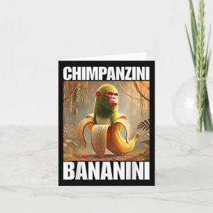 Carte Chimpanzini Bananini - Mème Italien de Brainrot