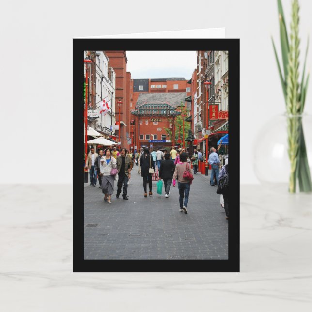 Carte Chinatown Londres (Devant)