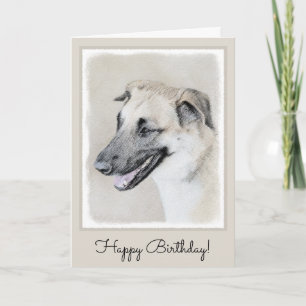 Carte Chinook (oreilles d'hélicoptère) Peinture - Chien 