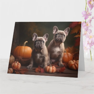 Carte Chiots Bouledogue Français Délice d'Automne Citrou