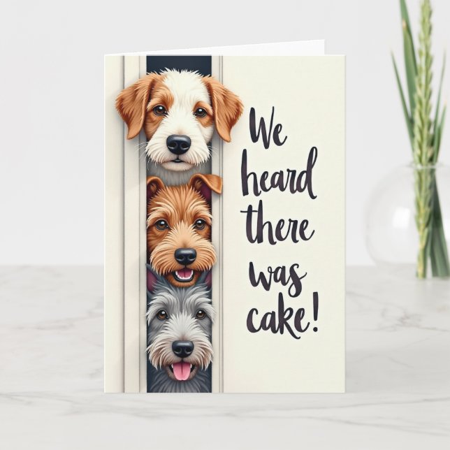 Carte Chiots Curieux (Devant)