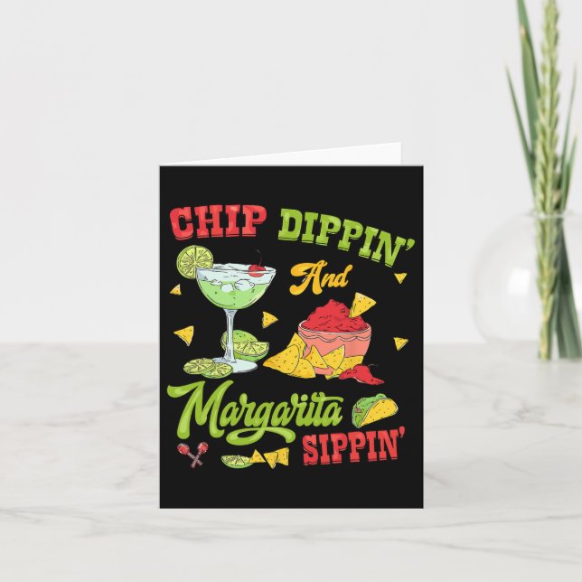 Carte Chip Dippin Et Margarita Sippin Cinco De Mayo 1 (Devant)