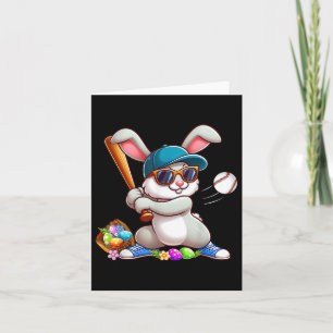 Carte Chirures Pâques Bunny De Baseball Drôle Pour Les E
