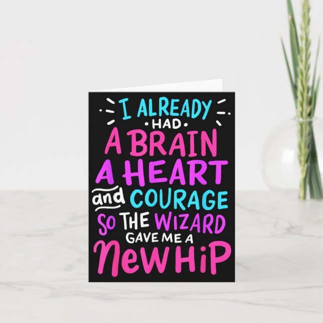 Carte Chirurgie de remplacement de la hanche en titane H (Devant)