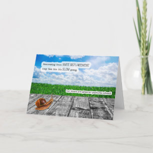 Carte Chirurgie de remplacement du genou Guérison Escarg