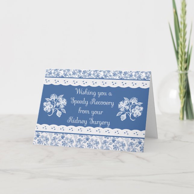 Carte Chirurgie du rein obtenir bien Floral Faux Lace Ca (Devant)