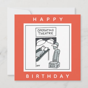 Carte Chirurgien entrant dans le théâtre d'opération des