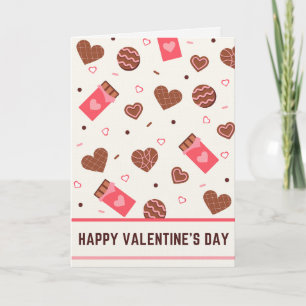 Carte Chocolat & Biscuits Bonne Saint-Valentin