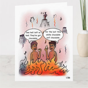 Carte Chocolat blanc