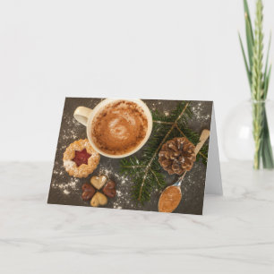 Carte Chocolat chaud de Noël