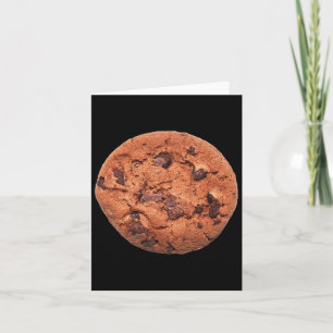Carte Chocolat Chip Cookie Halloween Noël Thanksgi