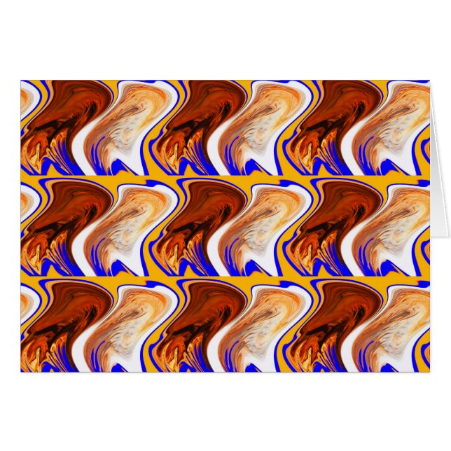 Carte chocolat et crème (Devant horizontal)