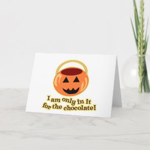 Carte Chocolat Halloween