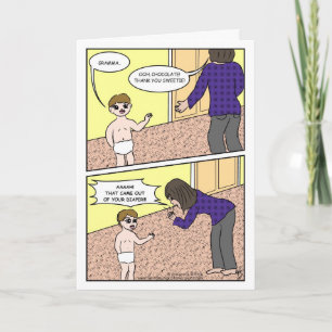 Carte Chocolat pour gramma