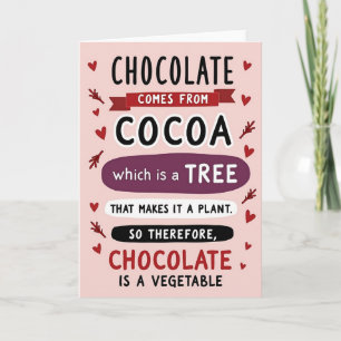 Carte Chocolate Est Un Légume