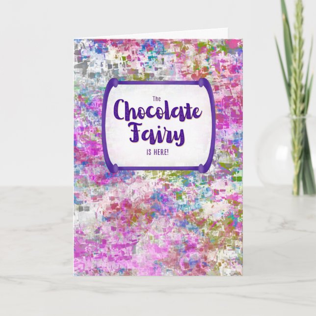 Carte Chocolate Fairy – Thinking of You / Get Well (Devant)