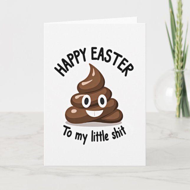 Carte Chocolate Swirl Easter Card (Devant)