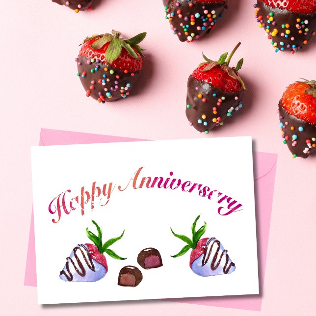 Carte Chocolats de la Saint-Valentin aux fraises (Créateur téléchargé)