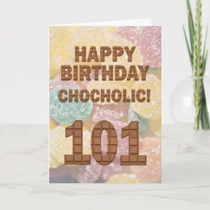 Carte Chocololique 101e anniversaire